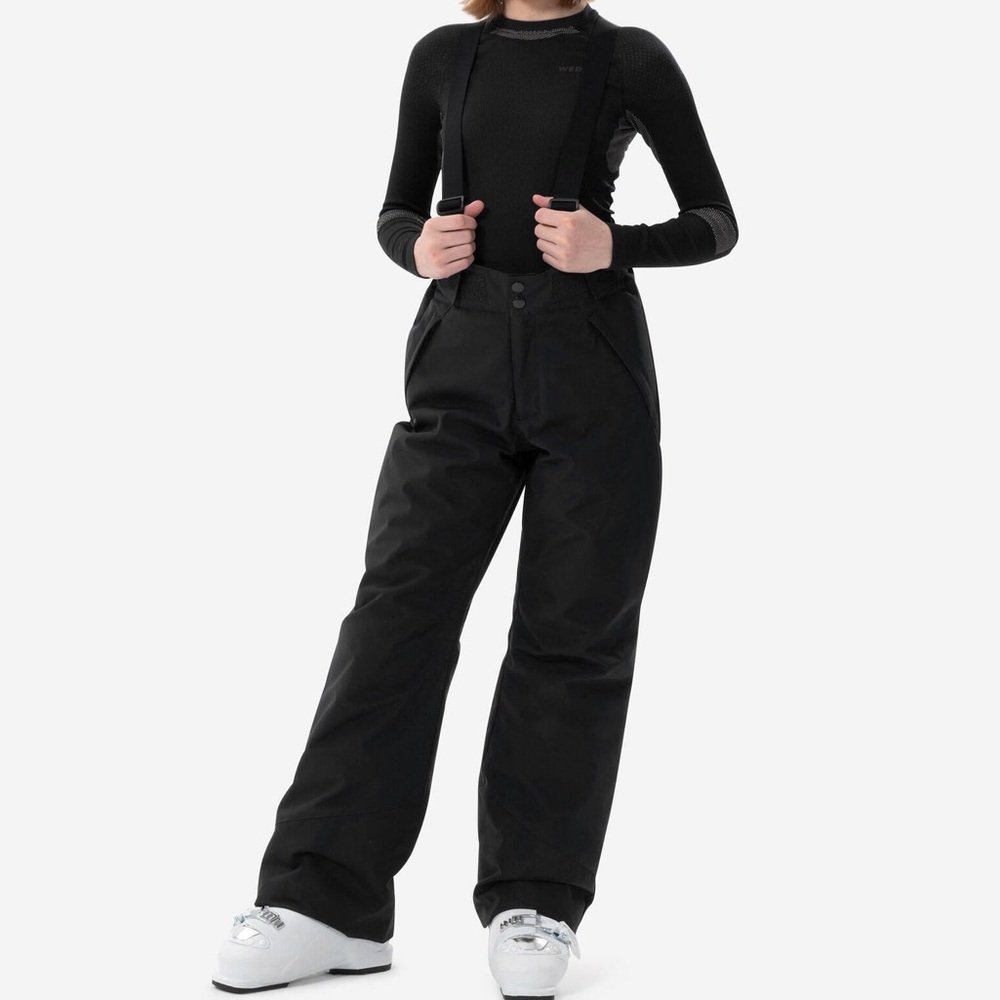 decathlon wedze kids black 500 PNF warm waterproof snow pants